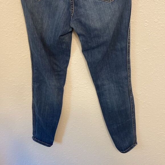 Madewell Dark Wash 10" High Rise Skinny Jeans Size 28 - Picture 6 of 10